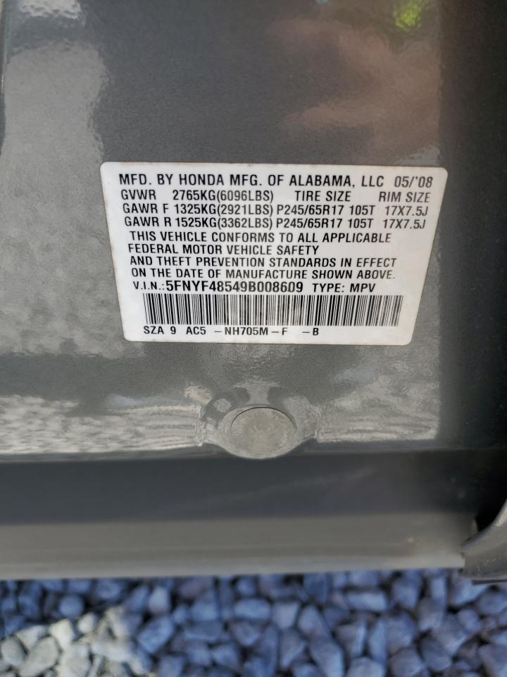 2009 HONDA PILOT