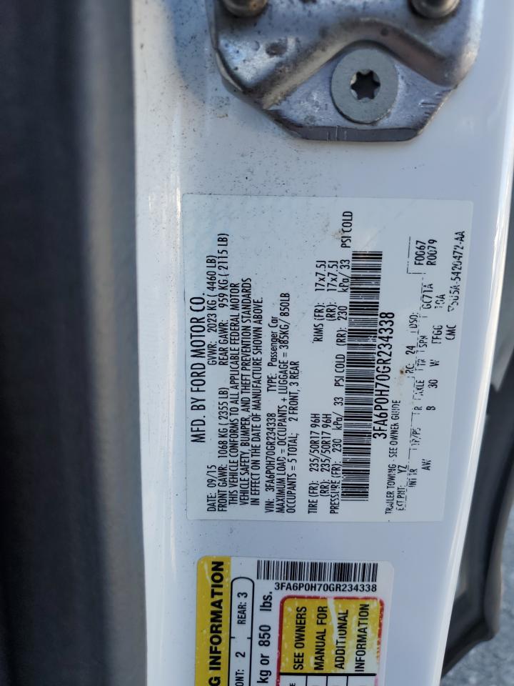 2016 FORD FUSION