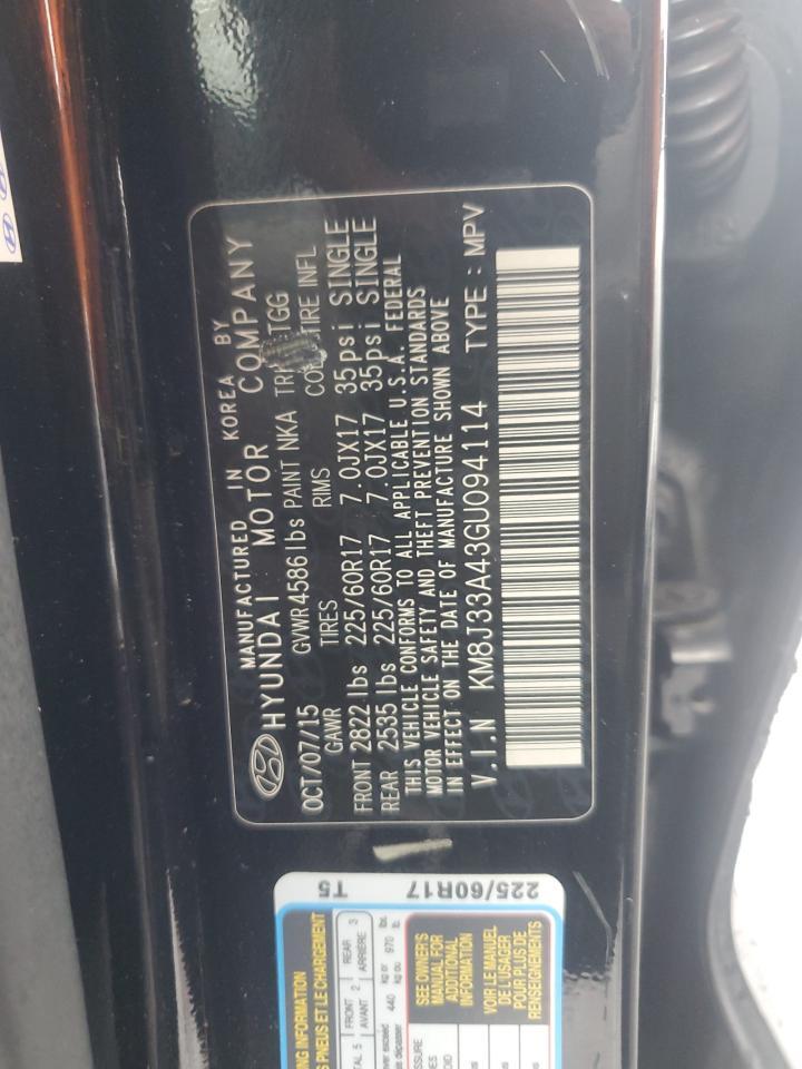 2016 HYUNDAI TUCSON