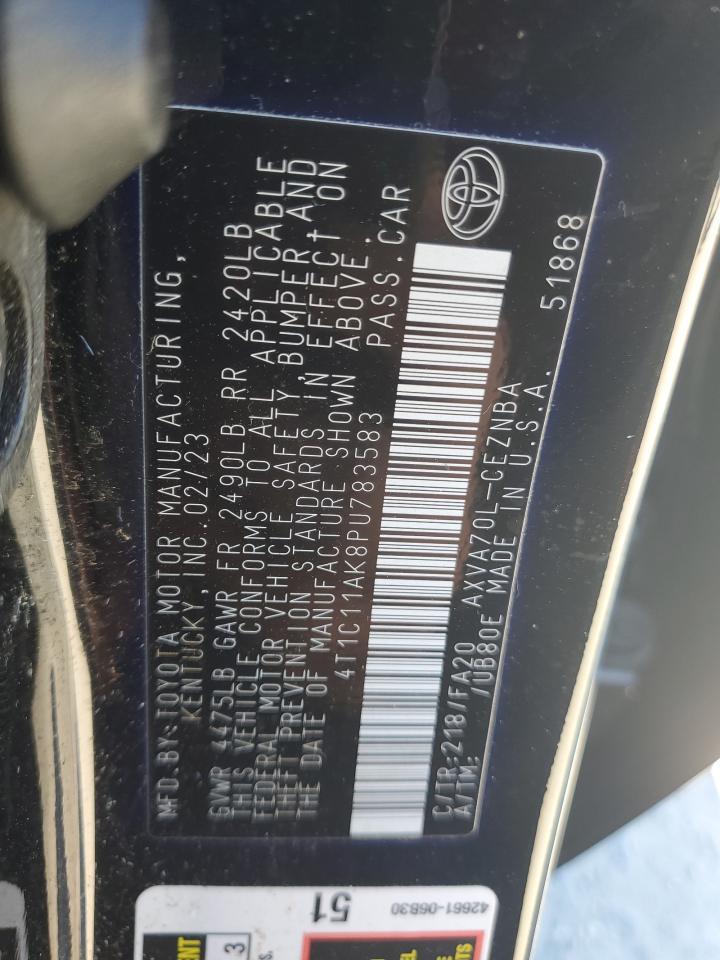 2023 TOYOTA CAMRY