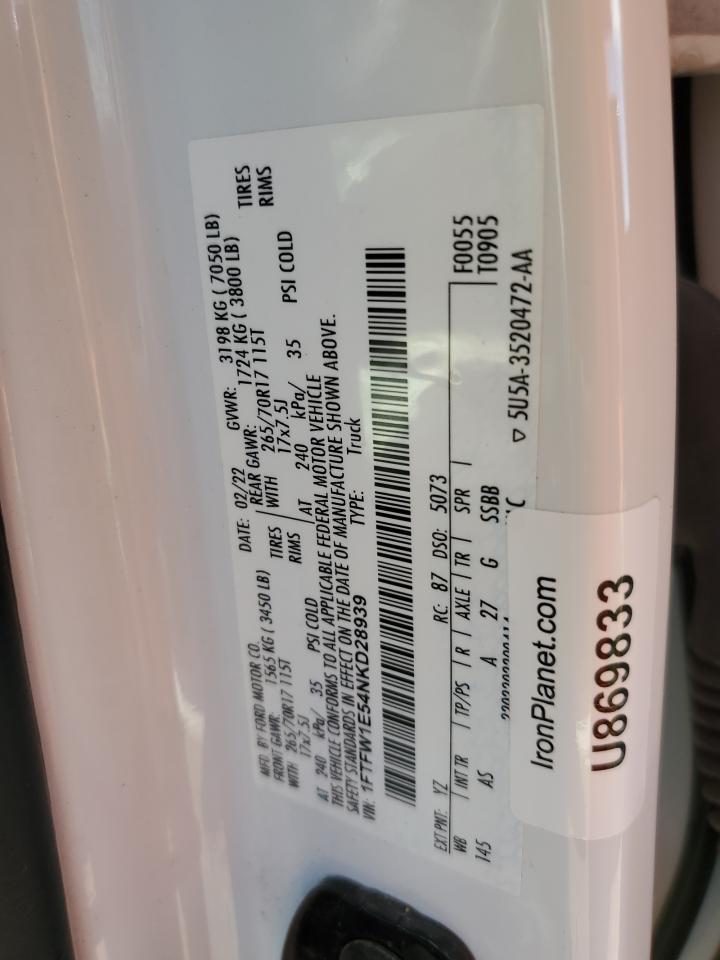 2022 FORD F-150