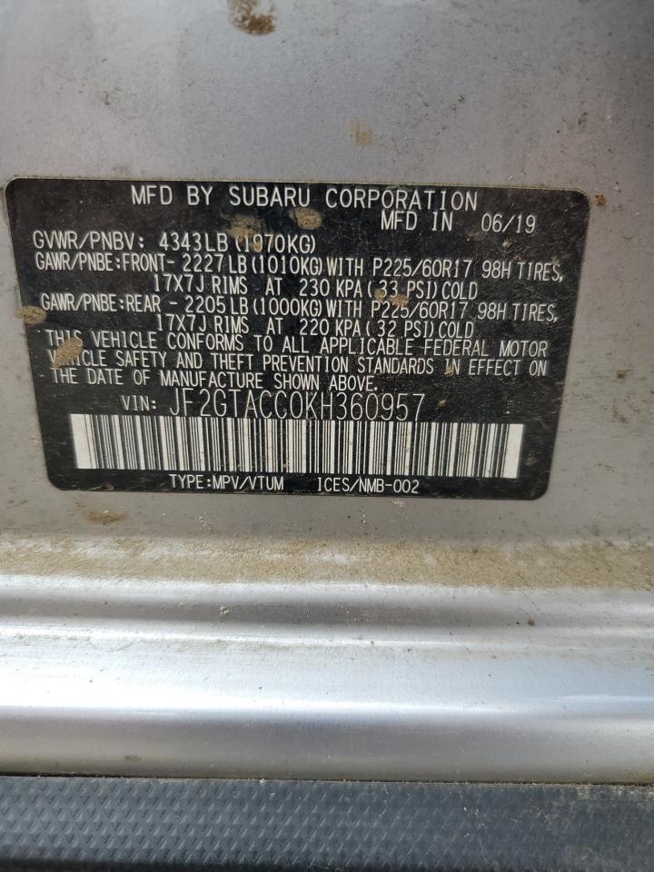 2019 SUBARU Crosstrek