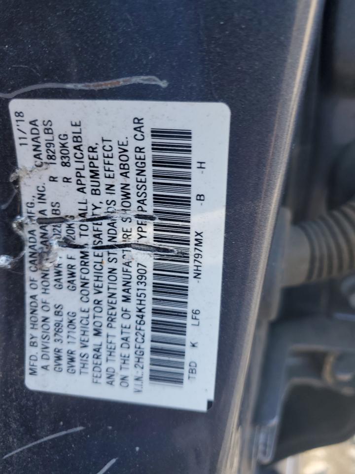 2019 HONDA CIVIC