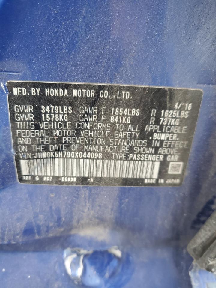 2016 HONDA FIT