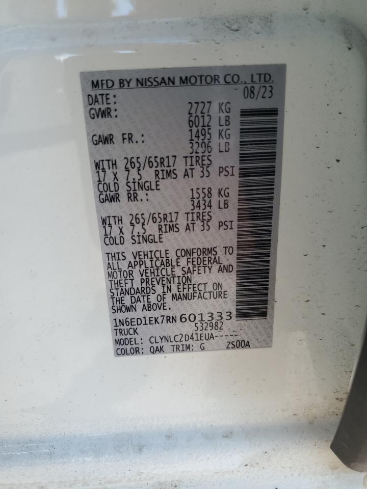 2024 NISSAN Frontier