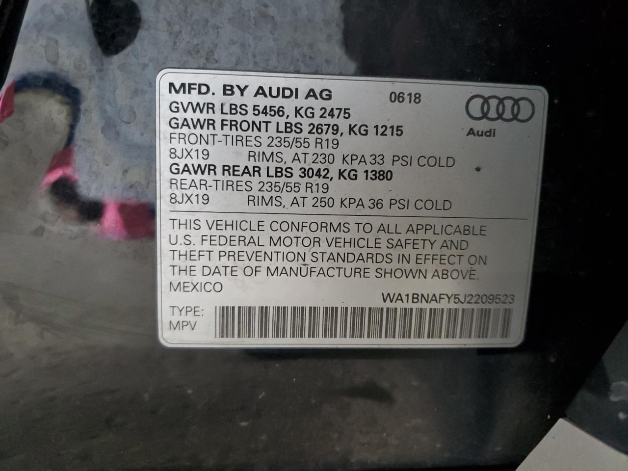 2018 AUDI Q5