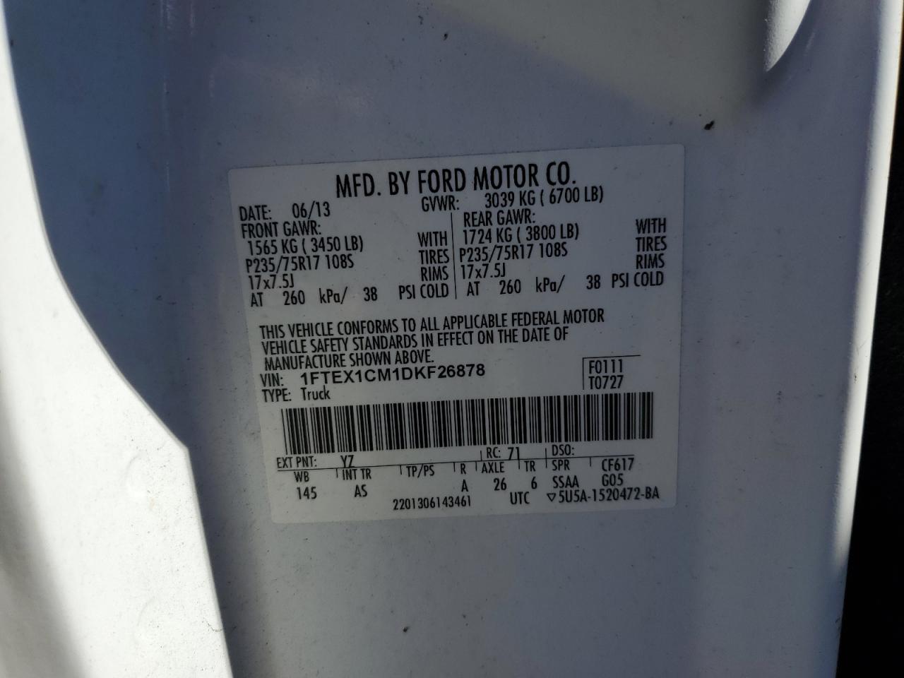 2013 FORD F-150