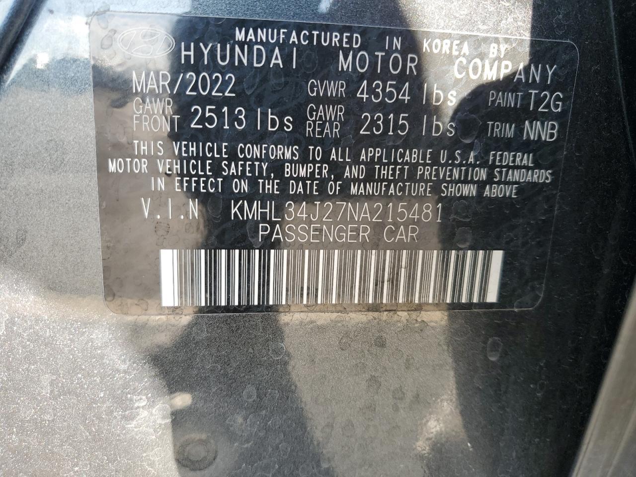2022 HYUNDAI SONATA