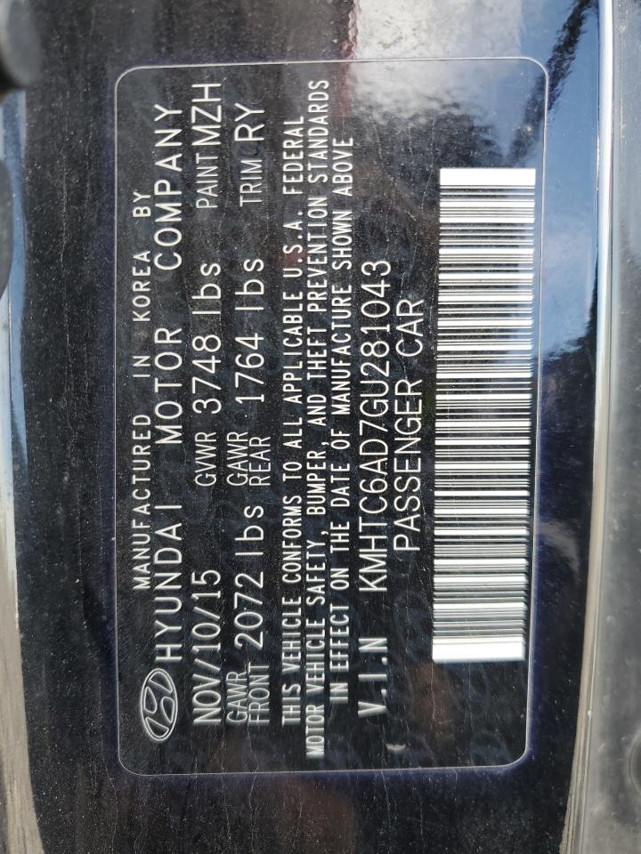 2016 HYUNDAI VELOSTER