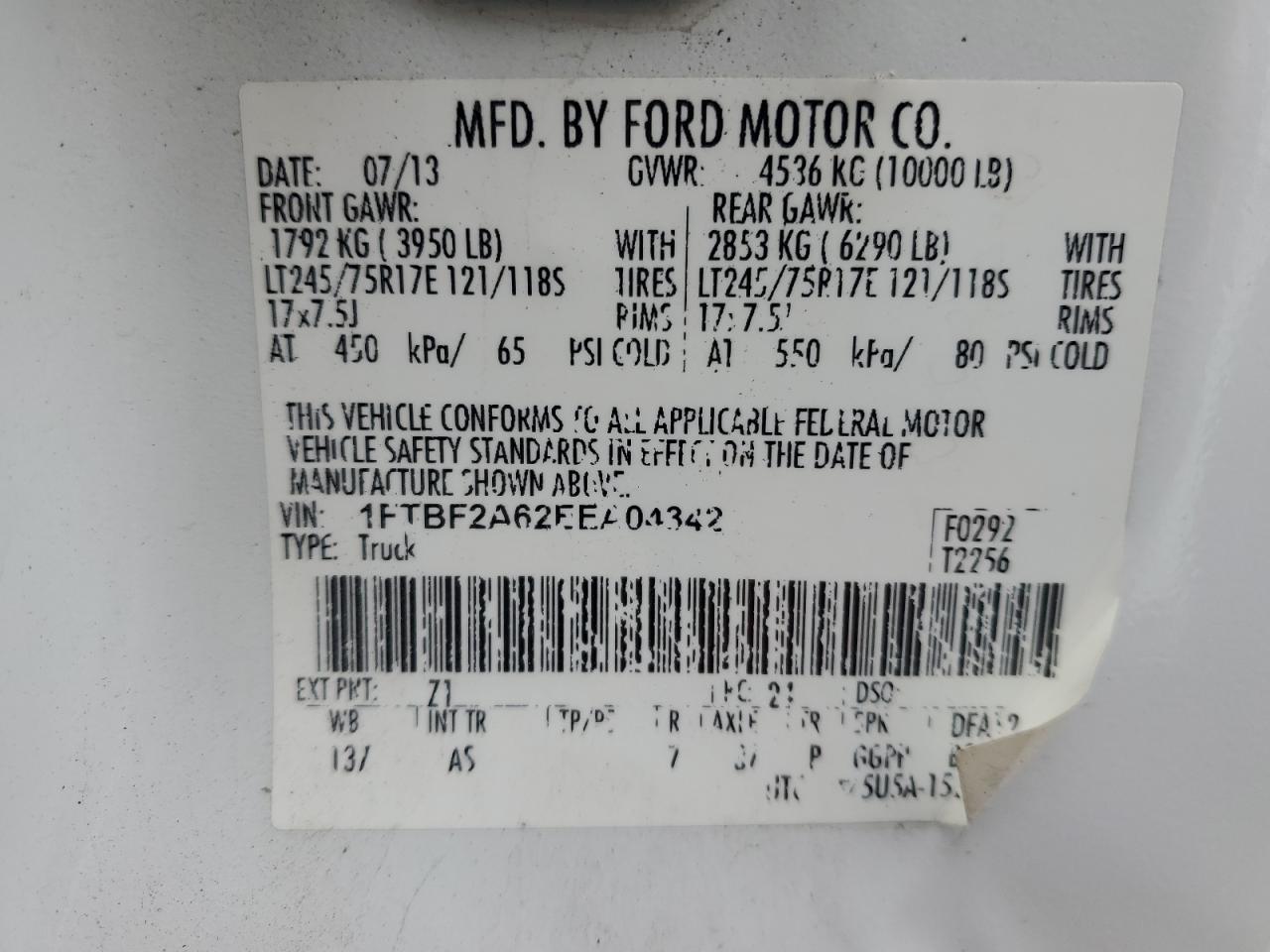 2014 FORD F-250