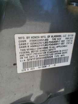 2009 HONDA PILOT