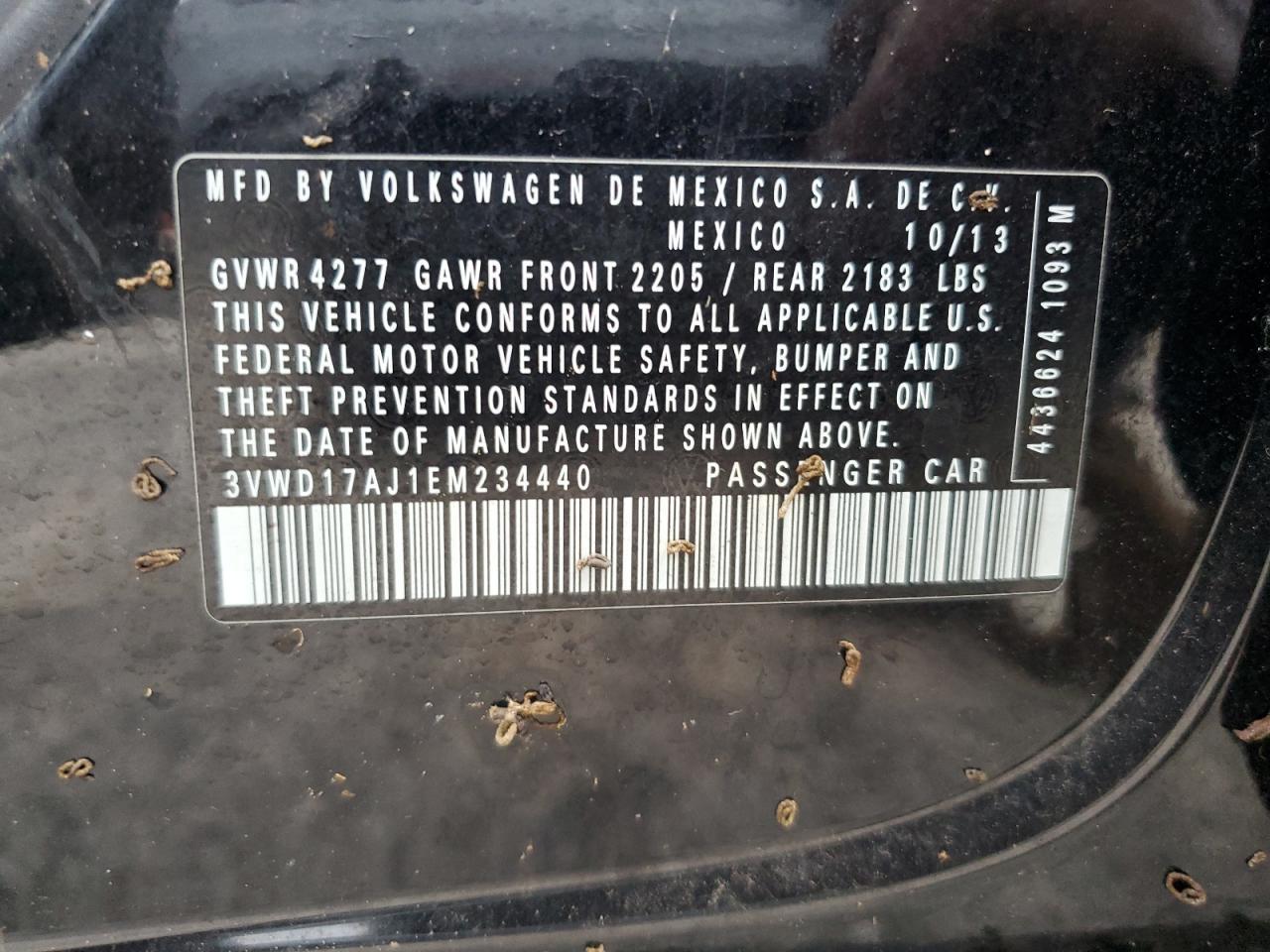 2014 VOLKSWAGEN JETTA