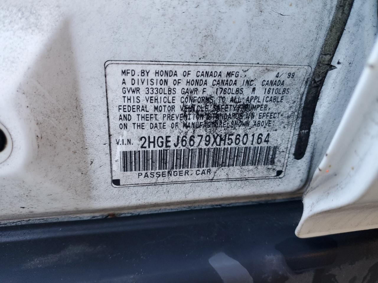 1999 HONDA CIVIC