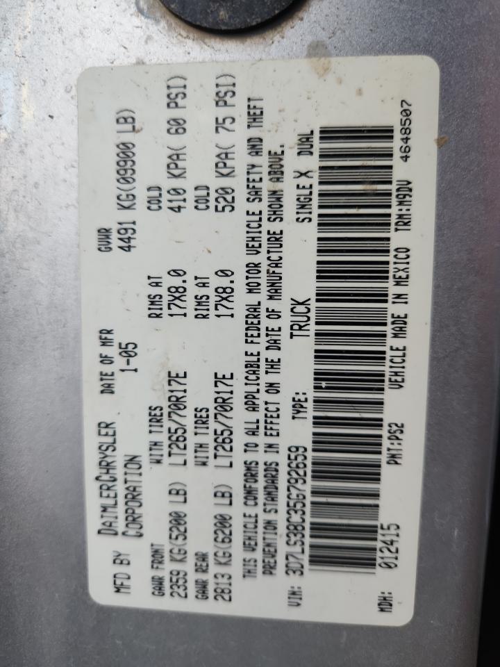 2005 DODGE Ram 3500