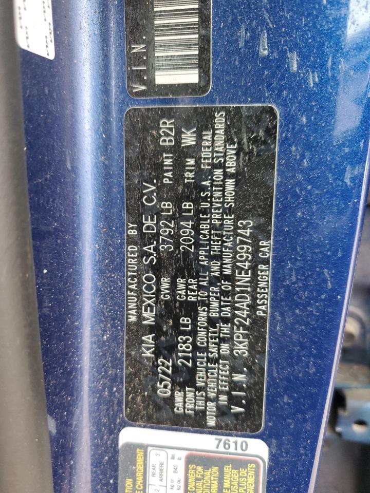 2022 KIA FORTE