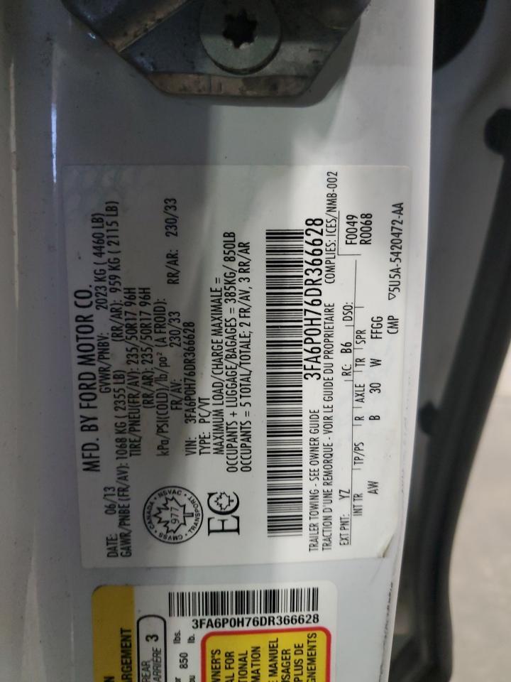 2013 FORD FUSION