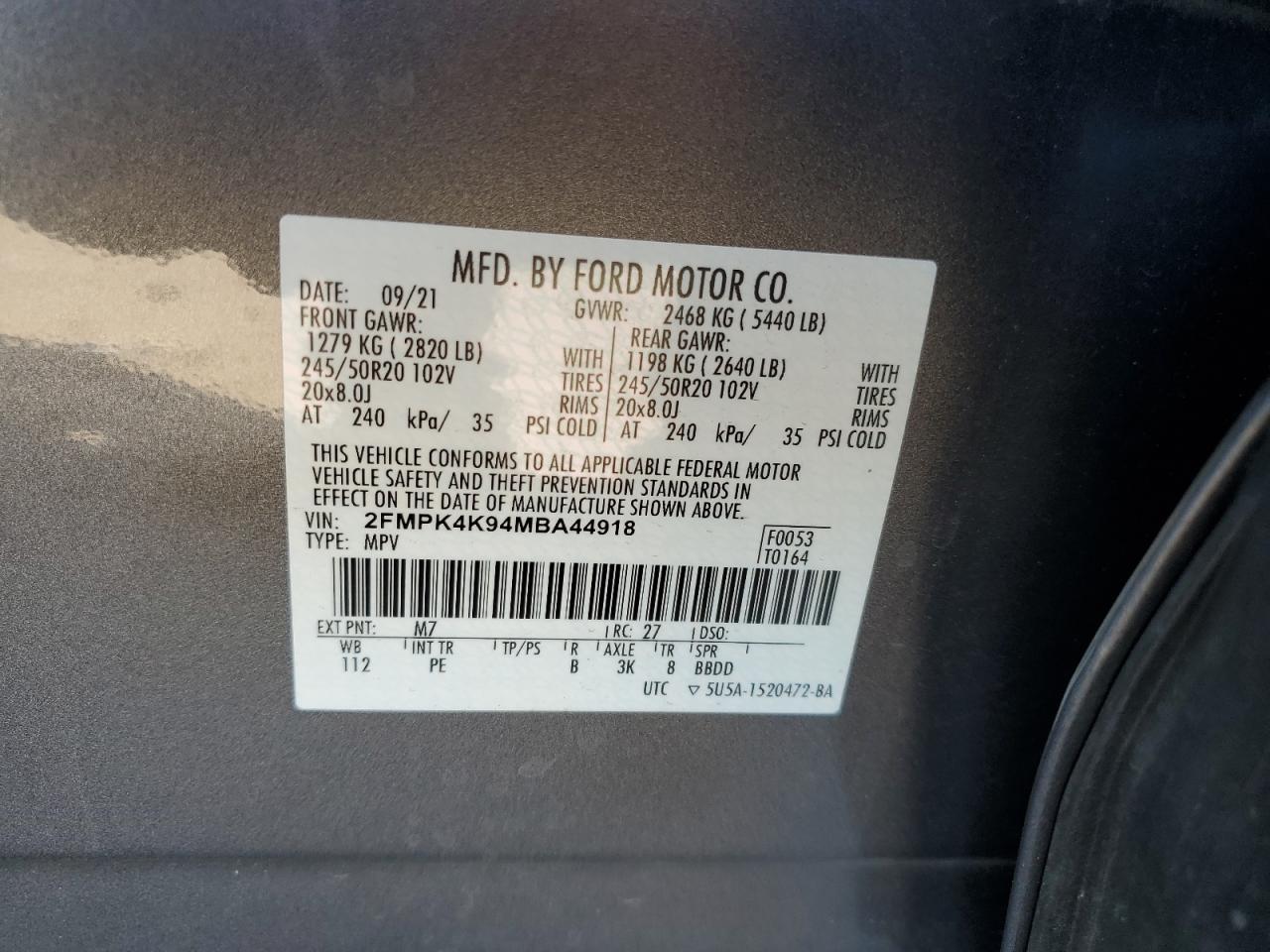 2021 FORD EDGE