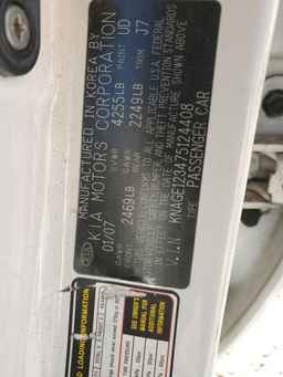 2007 KIA OPTIMA