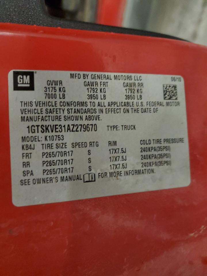 2010 GMC Sierra