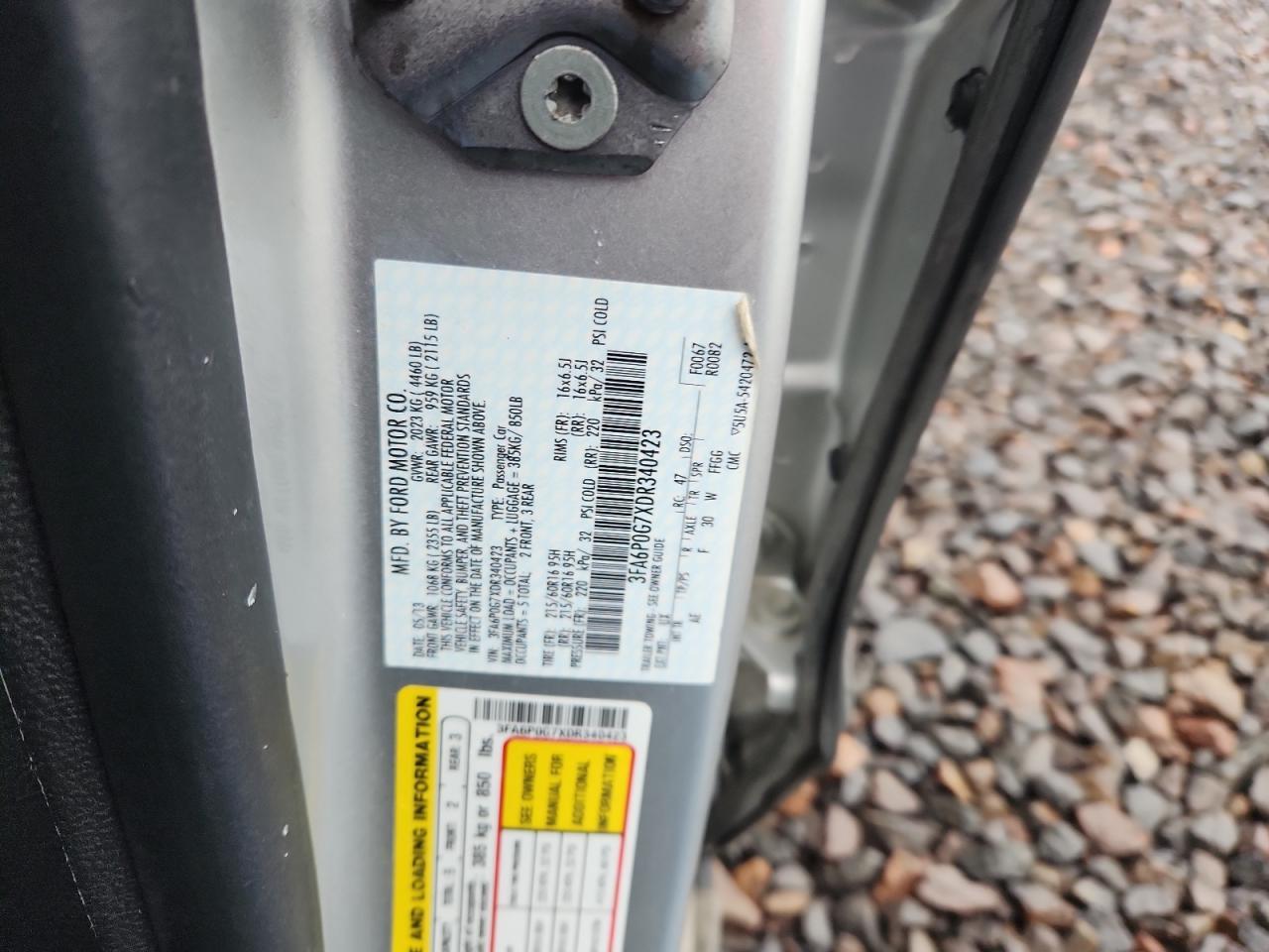 2013 FORD FUSION