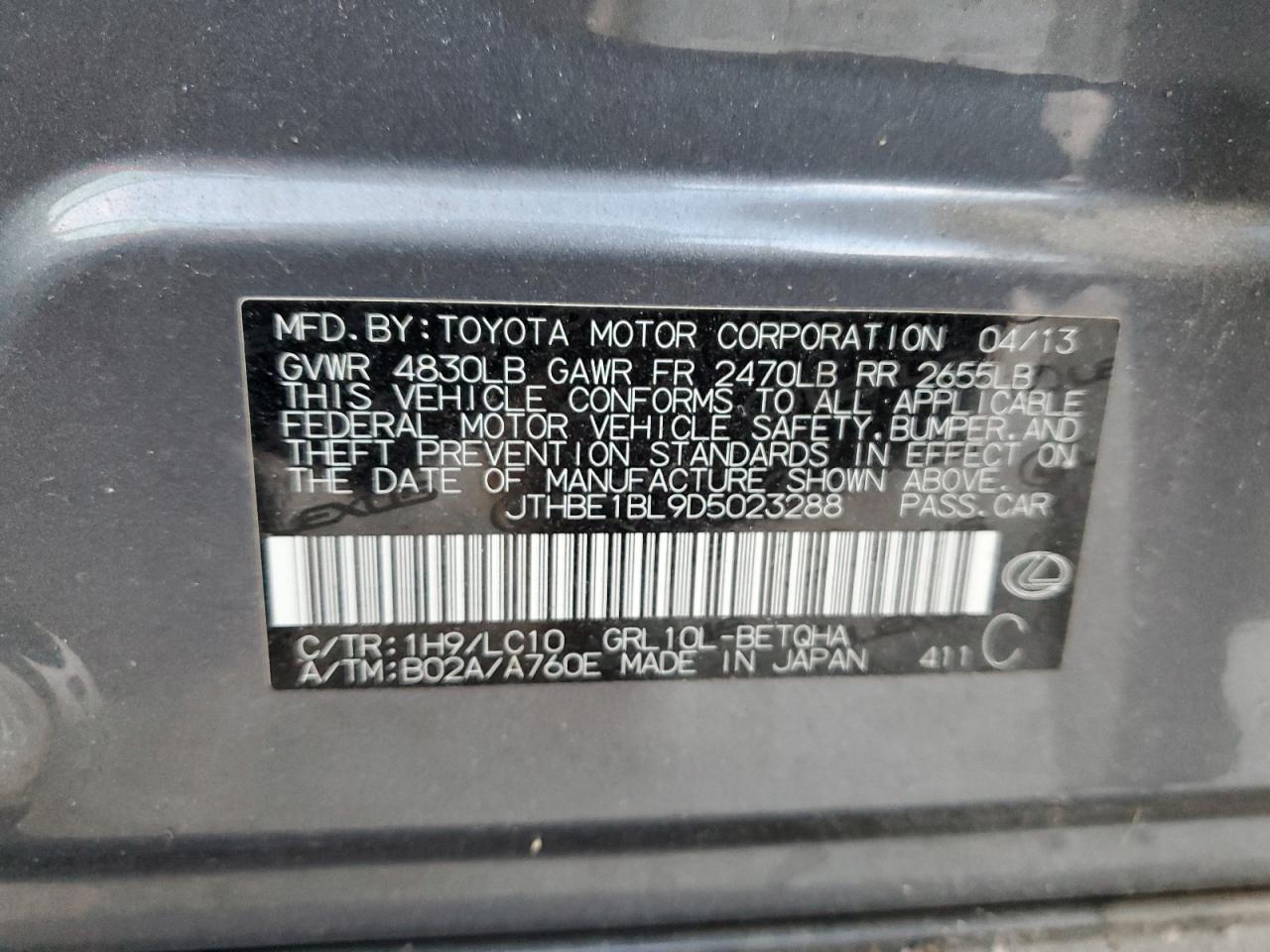 2013 LEXUS Gs