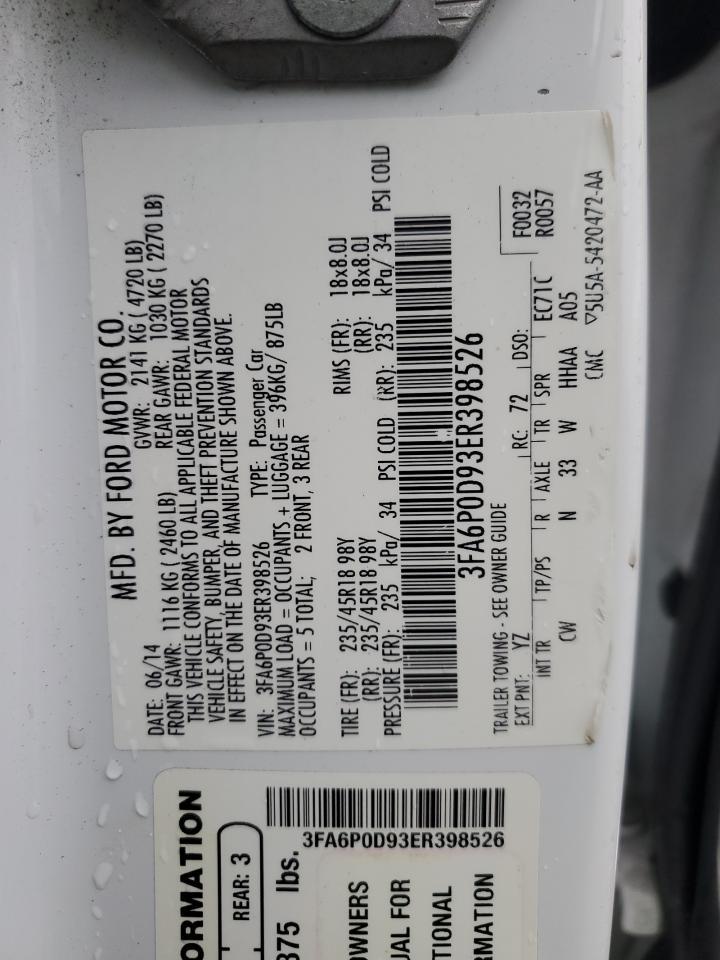 2014 FORD FUSION