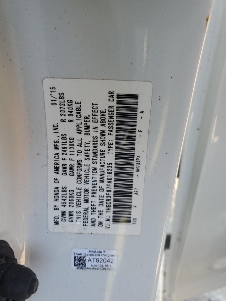 2015 HONDA ACCORD