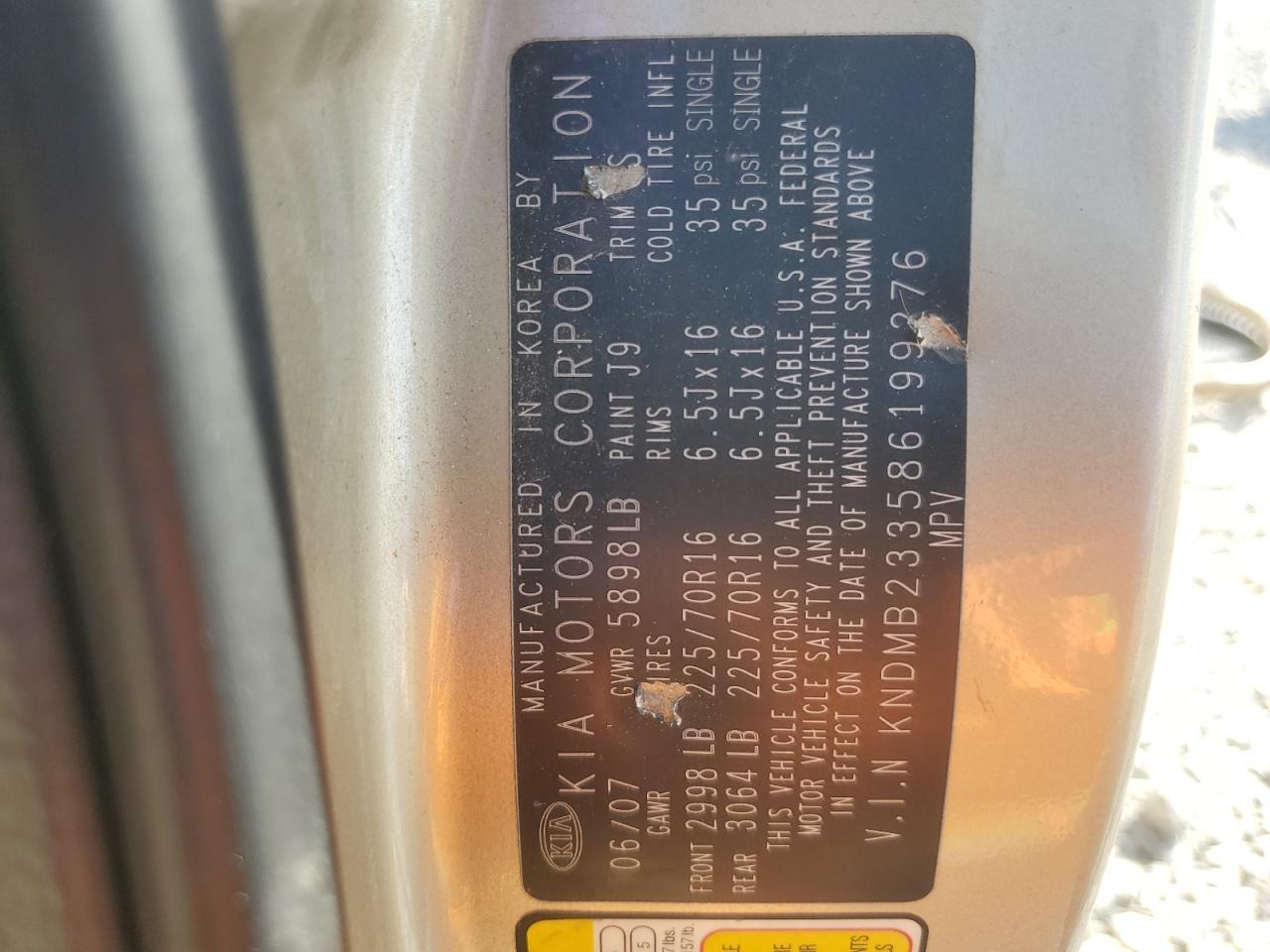2008 KIA SEDONA