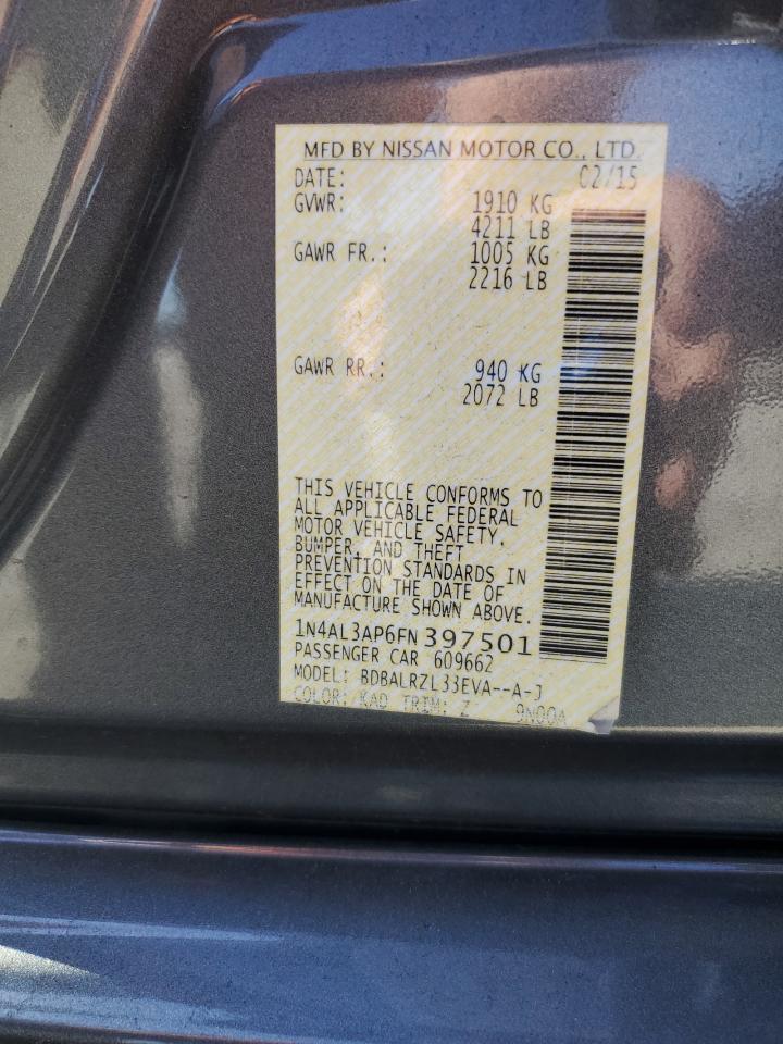 2015 NISSAN ALTIMA