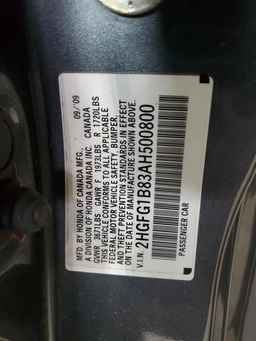 2010 HONDA CIVIC