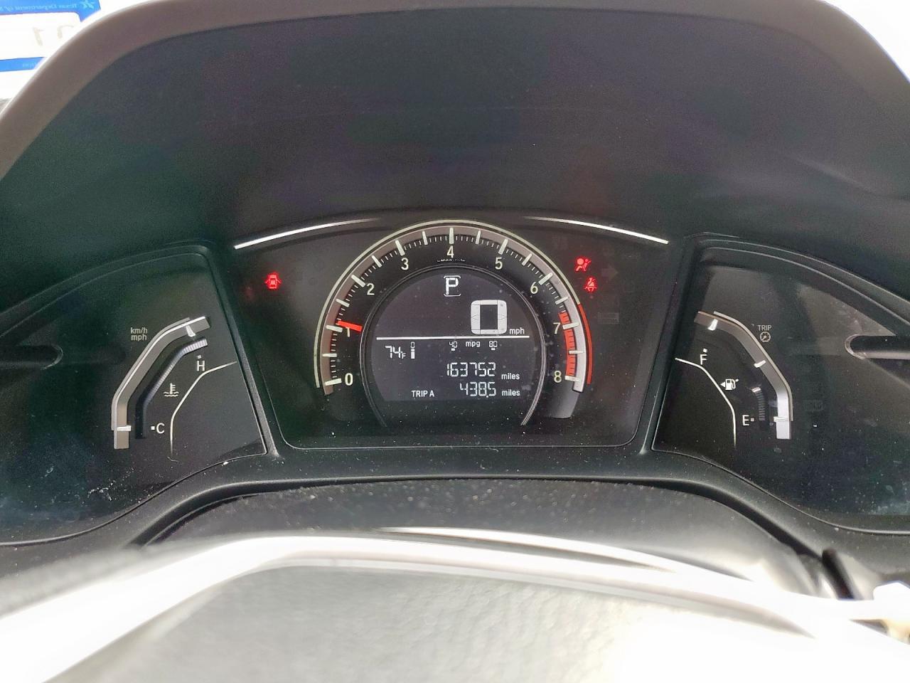 2016 HONDA CIVIC