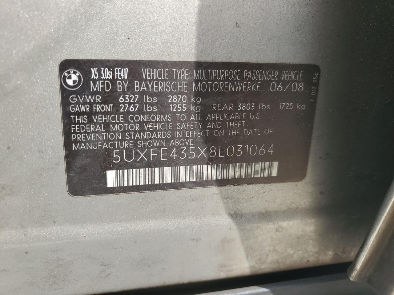 2008 BMW X5
