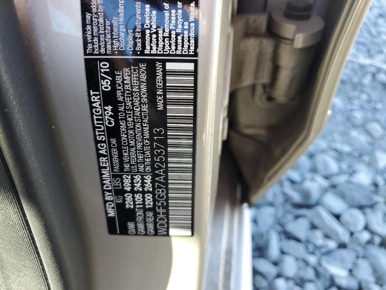2010 MERCEDES-BENZ E-Class