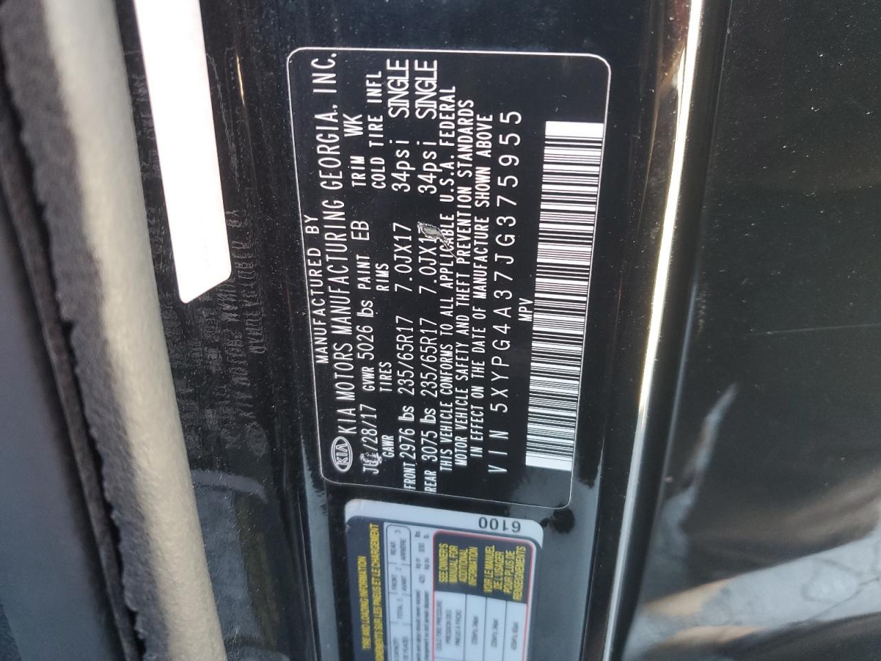2018 KIA SORENTO