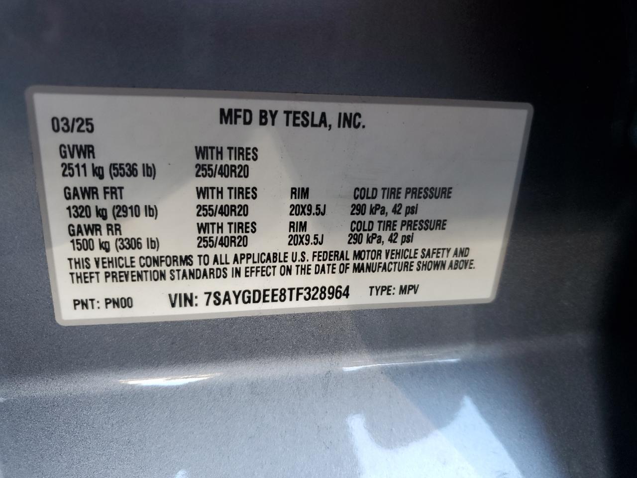 2026 TESLA MODEL Y