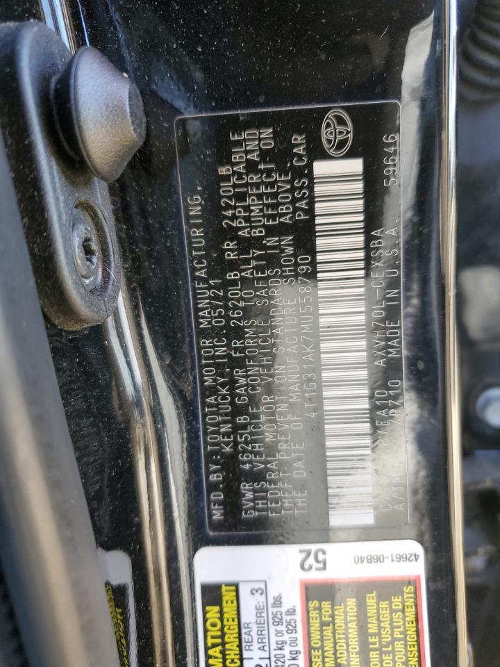 2021 TOYOTA CAMRY