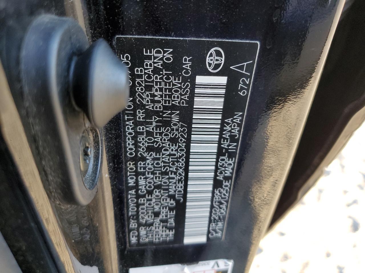 2006 TOYOTA CAMRY