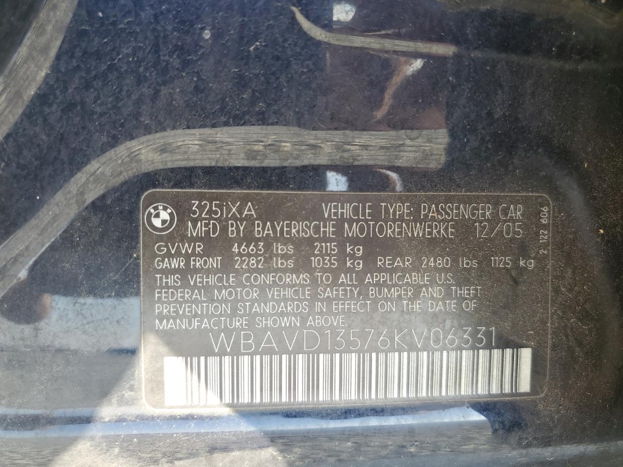 2006 BMW 3 SERIES