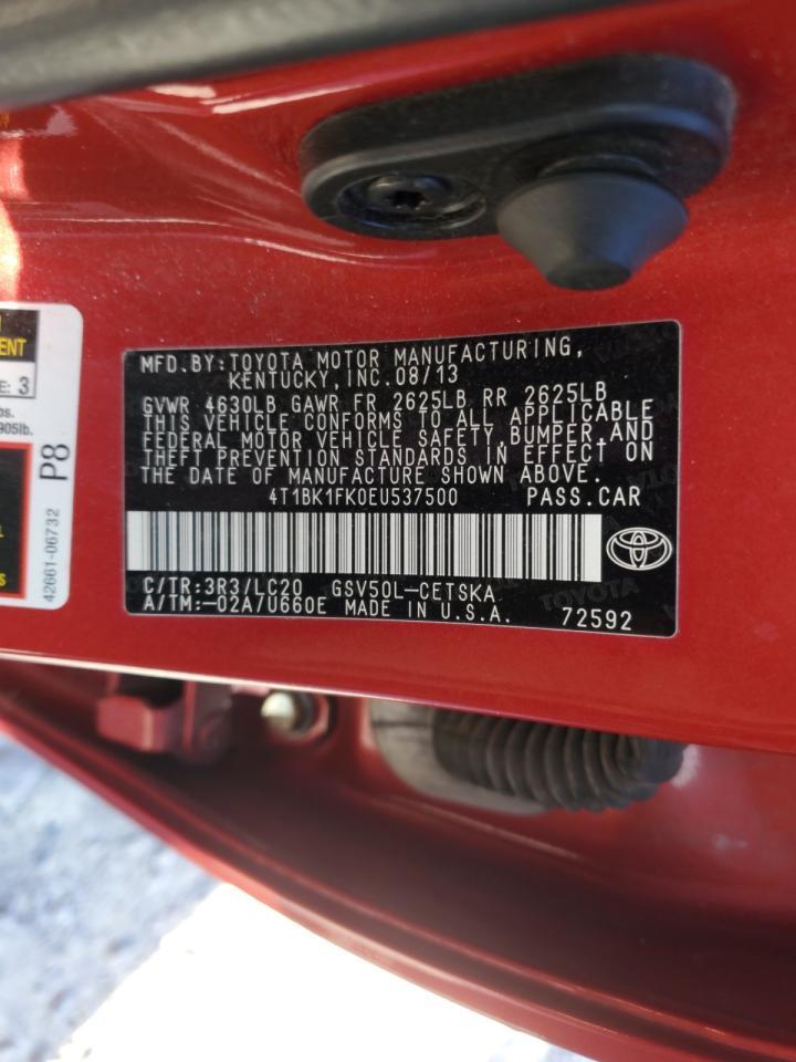 2014 TOYOTA CAMRY