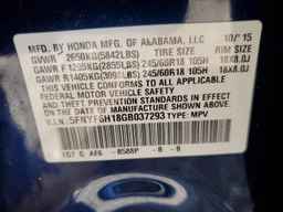 2016 HONDA PILOT