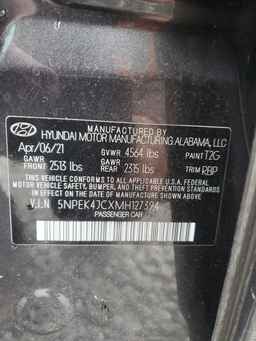 2021 HYUNDAI SONATA