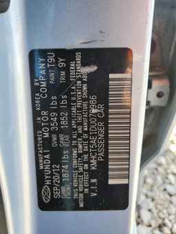 2013 HYUNDAI ACCENT