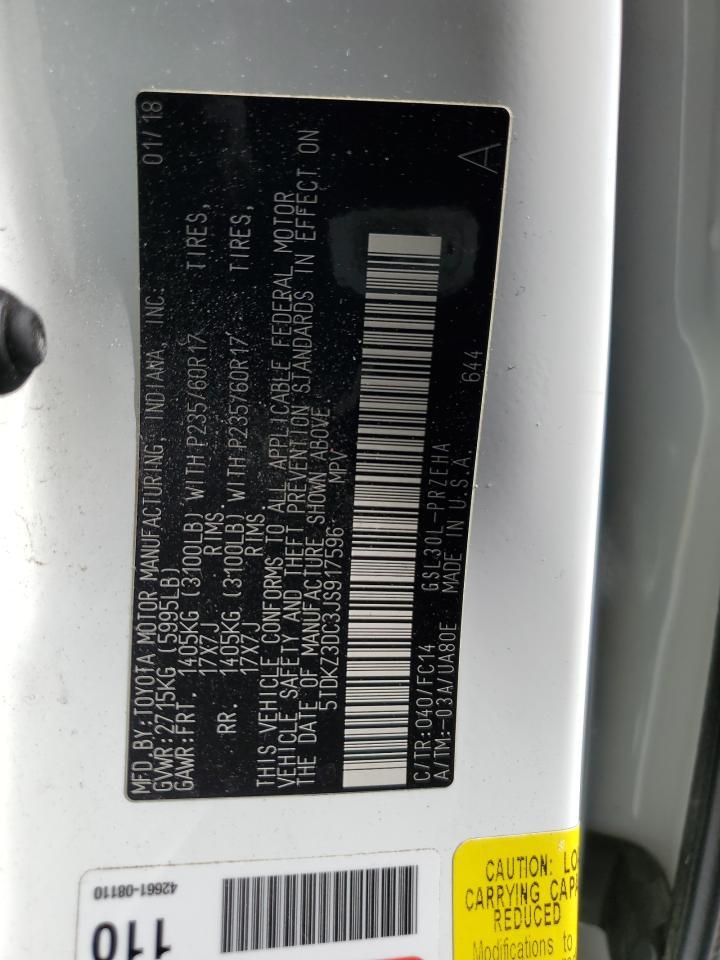 2018 TOYOTA SIENNA