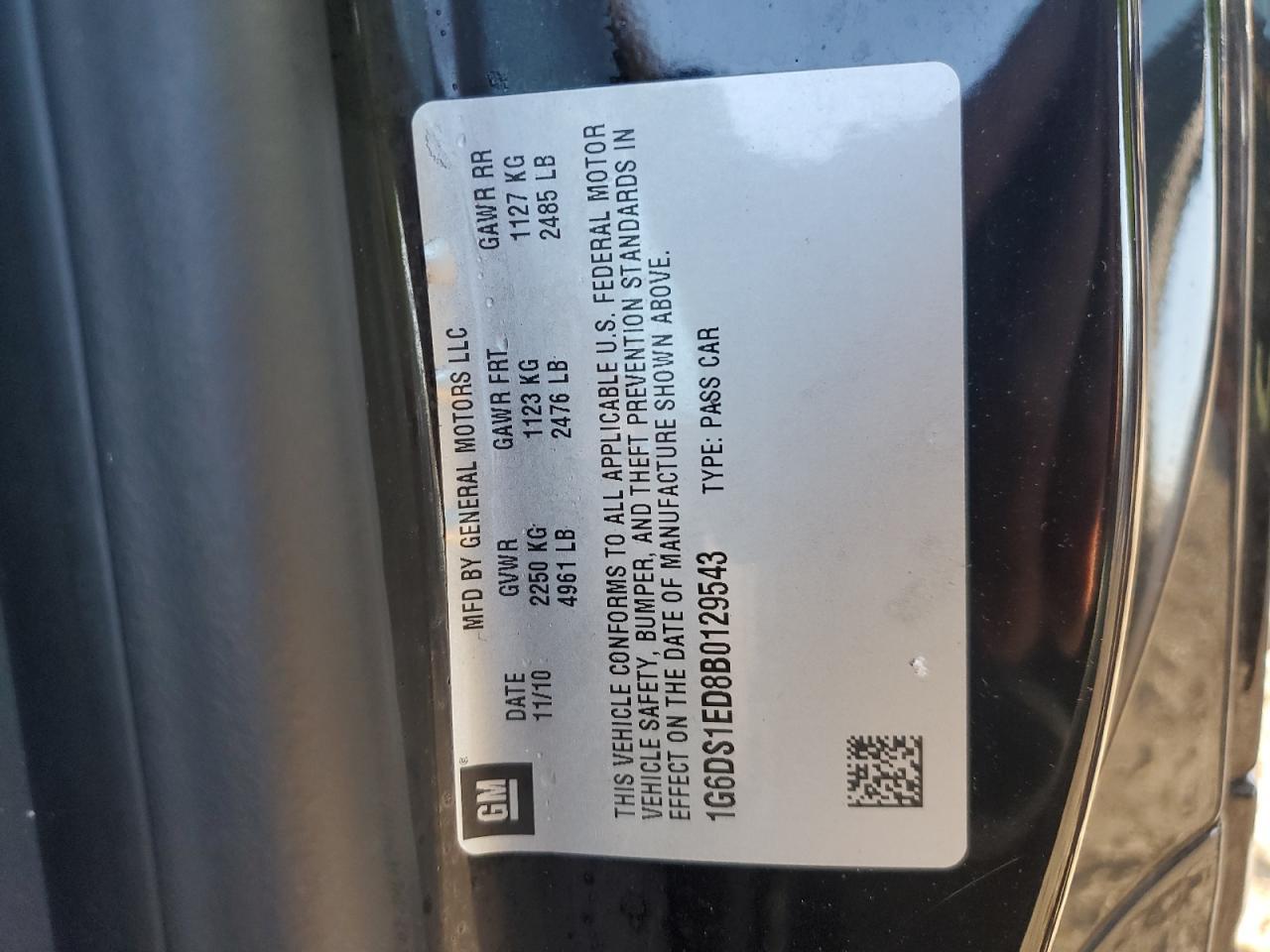 2011 CADILLAC CTS