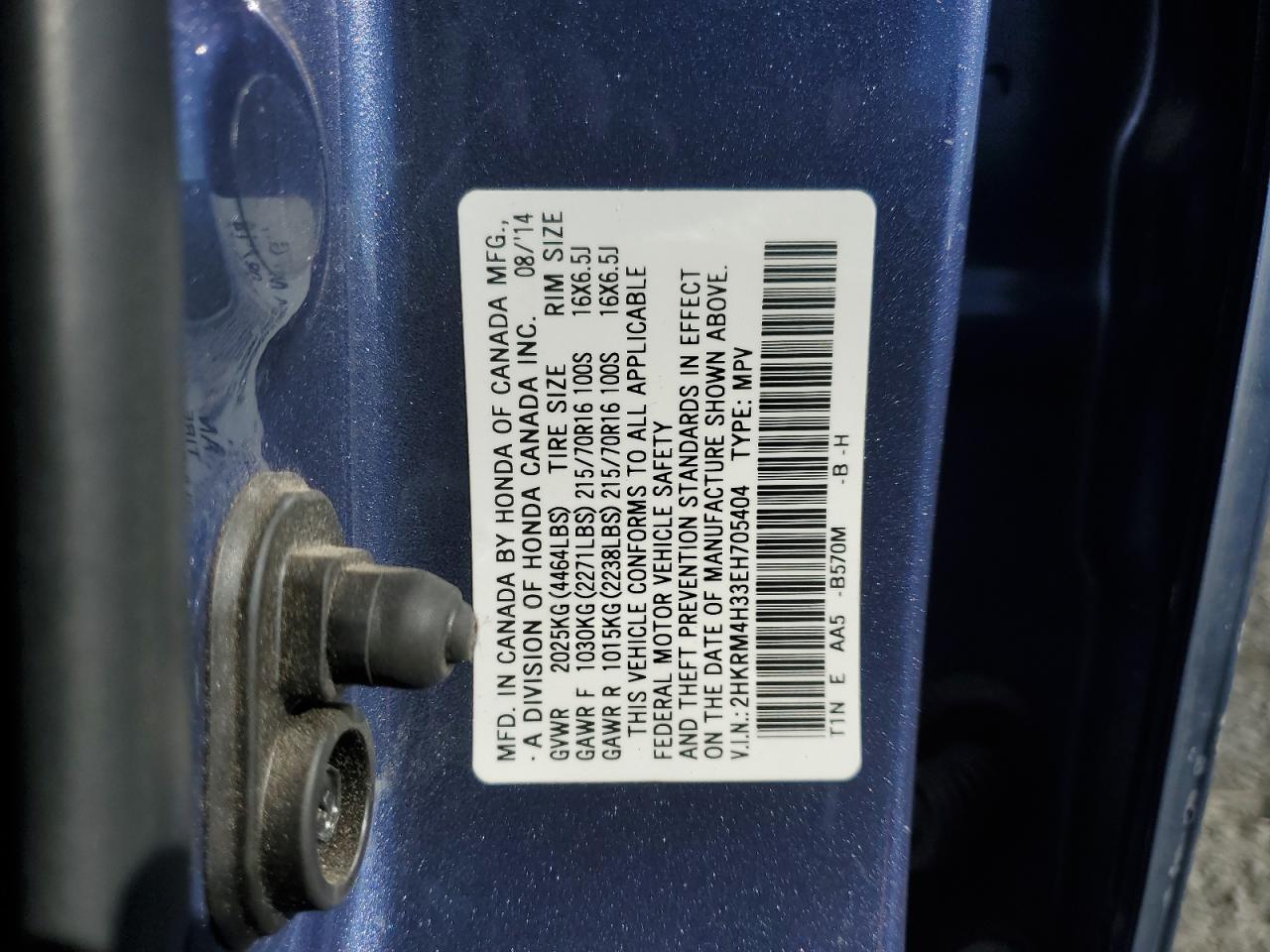 2014 HONDA CR-V