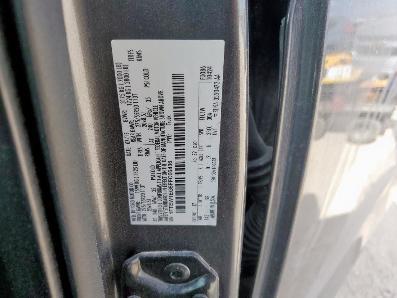 2015 FORD F-150
