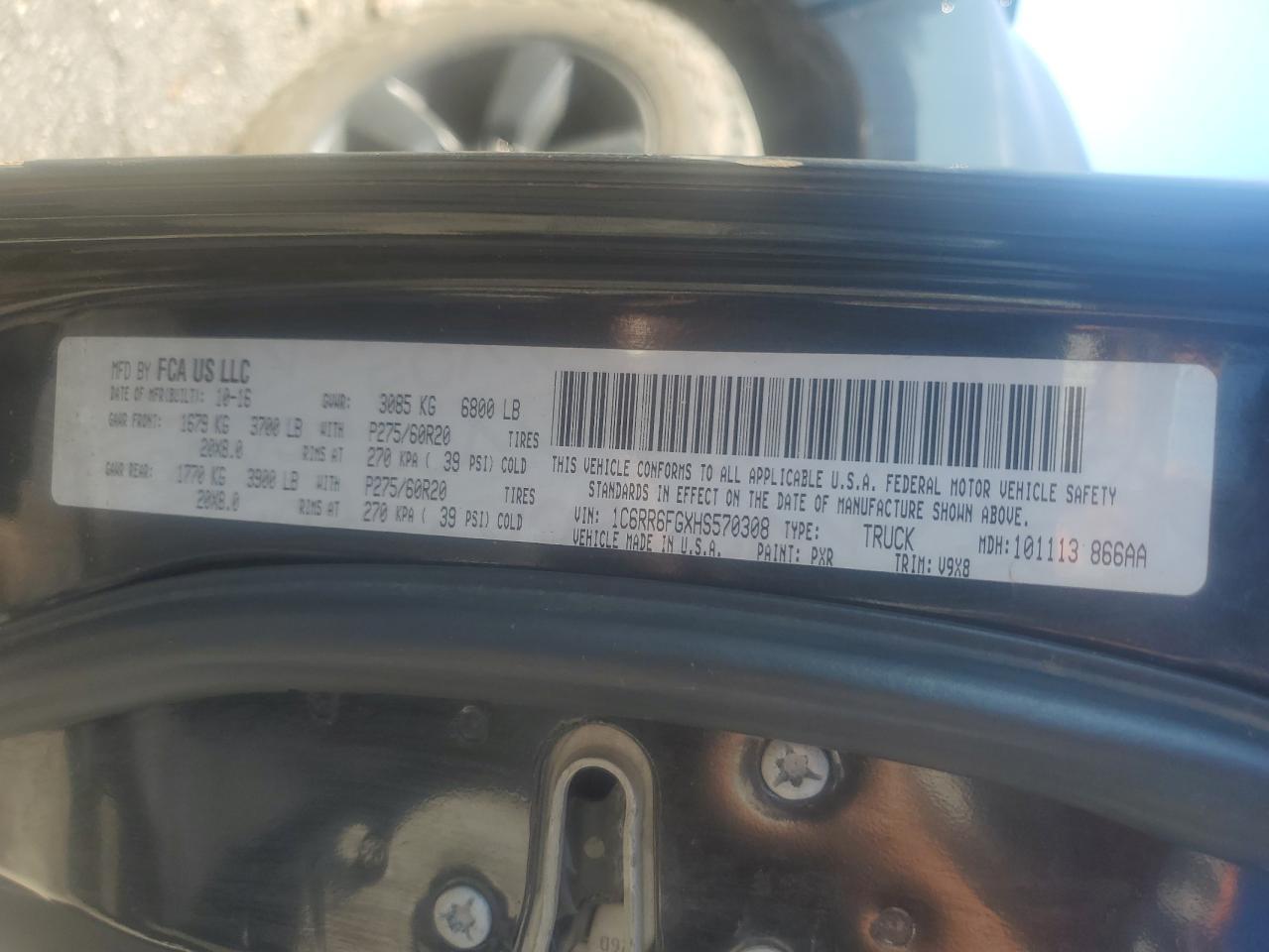 2017 RAM 1500