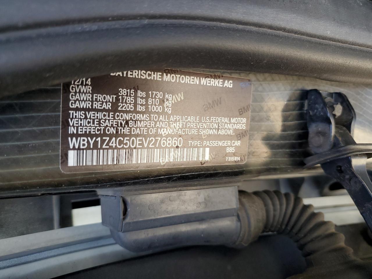 2014 BMW I3