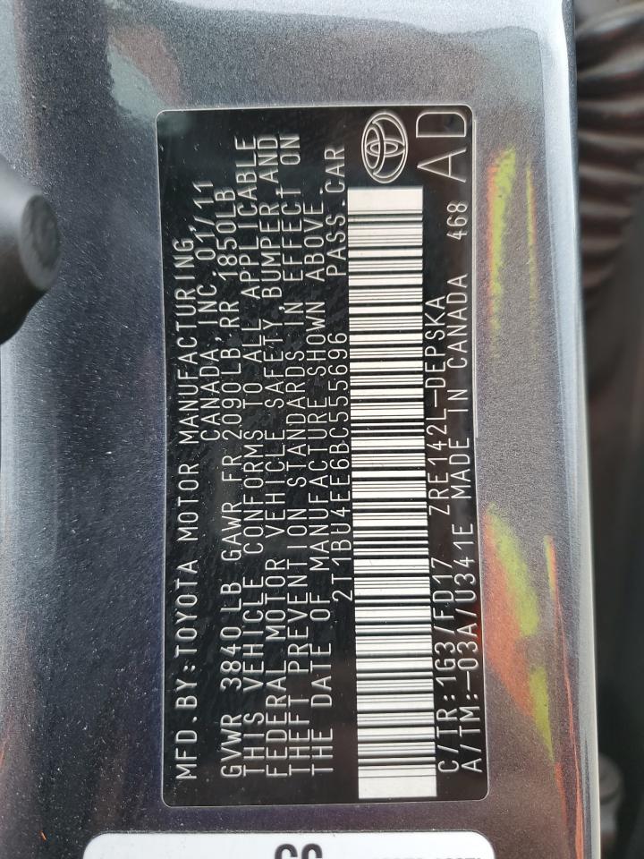 2011 TOYOTA COROLLA