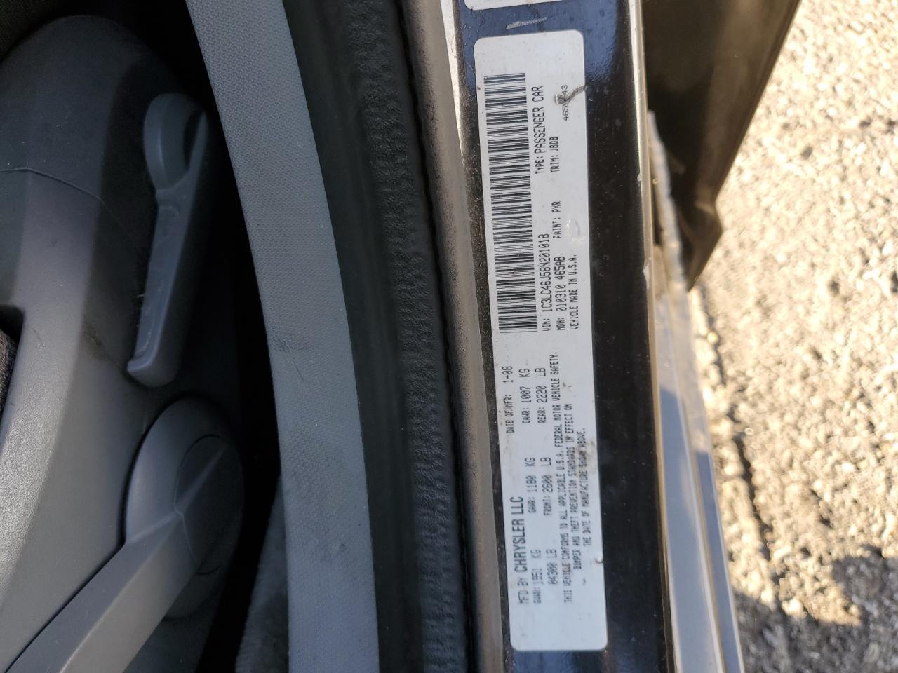 2008 CHRYSLER Sebring